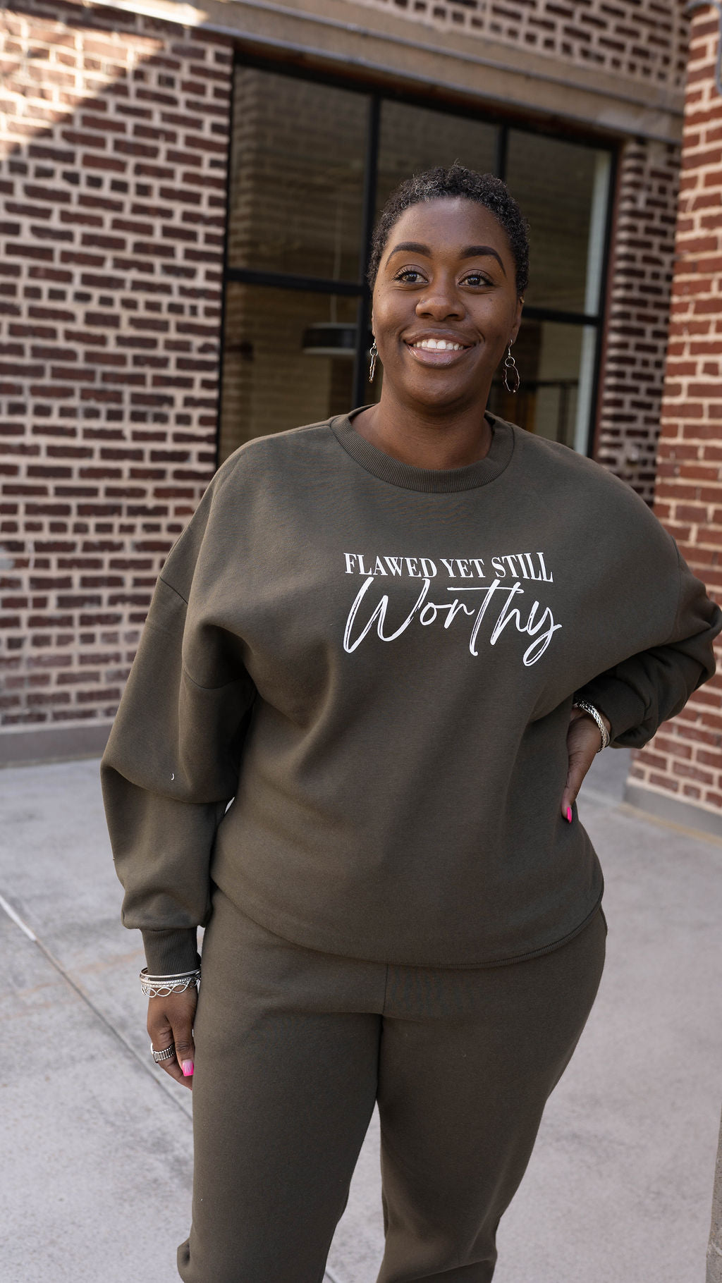 Faith sweatshirt plus discount size