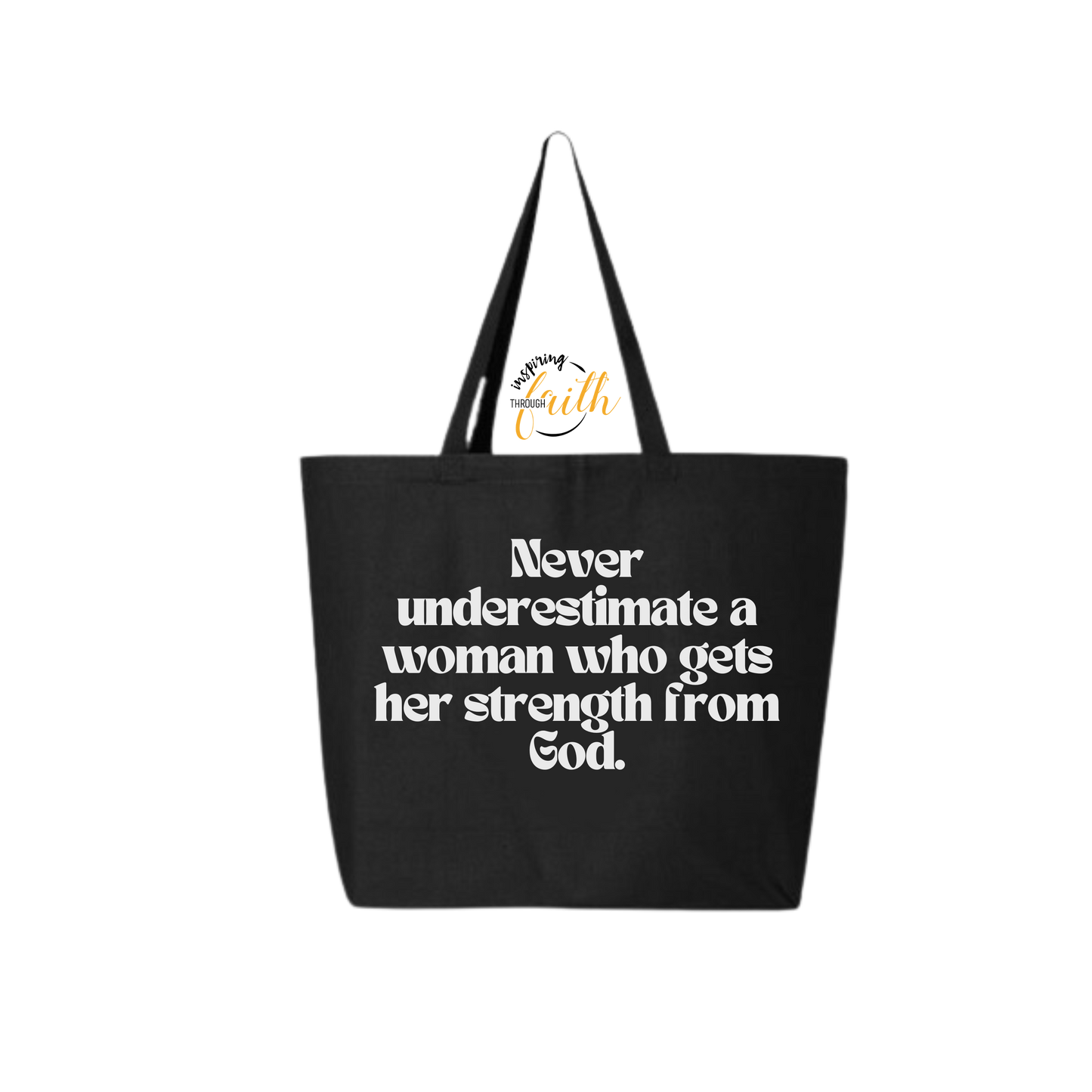 Woman of strength-tote bag